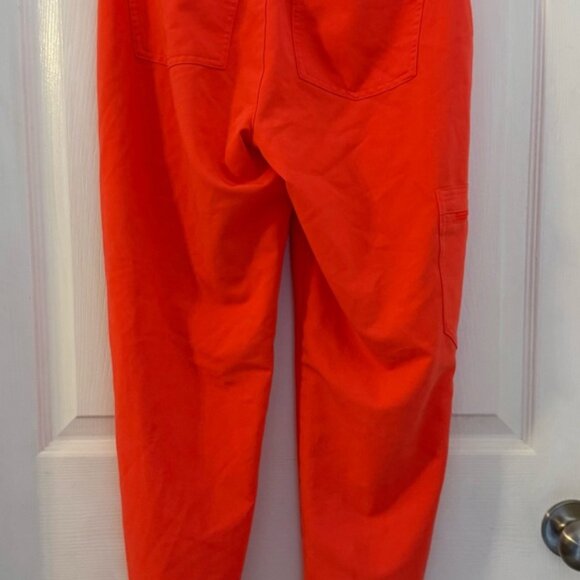 Figs Scrub Pants petite ladies jogger XSP Technical Collection shocking orange - Picture 5 of 12